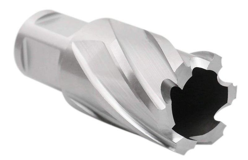 Accusize Industrial Tools H.S.S. Annular Cutter, 1" Dia, 1" Cutting Depth, 3/4" Weldon Shank, ANSI Standard, 2080-2021 - Image 4